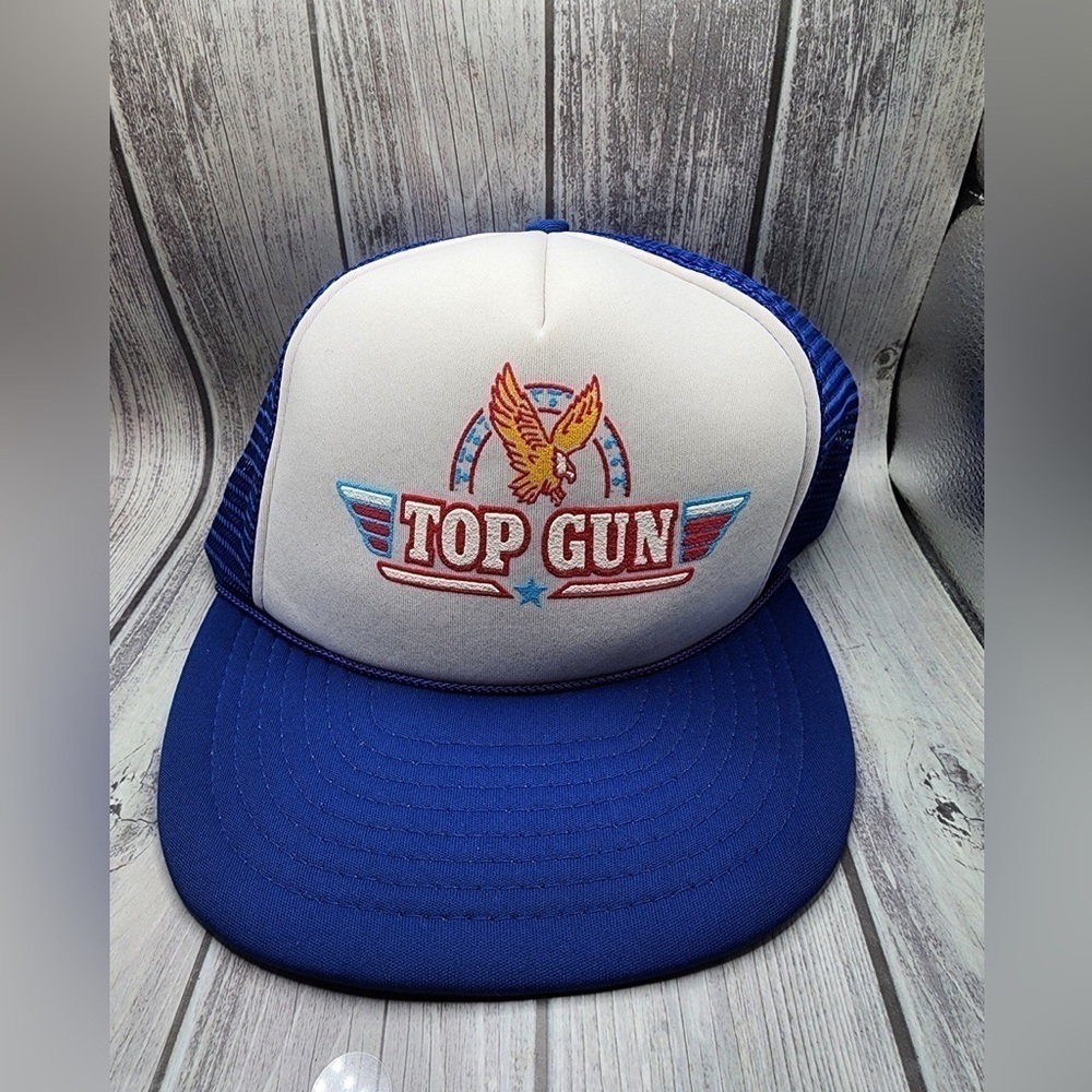 Top Gun The Movie Vintage 80's Adjustable Trucker Snapback Cap Hat